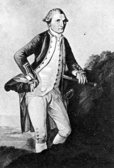 Джеймс Кук, 1776 год. Родился 27 октября 1728 года, погиб 14 февраля 1779 года