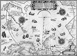 Карта Баренца, конец XVI века