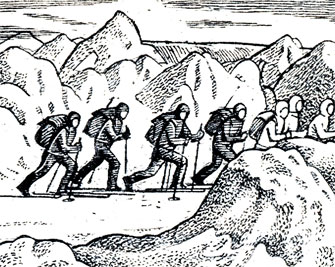 Радистки лыжной команды
